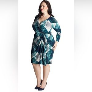 IGIGI Women's Plus Size Garnet Dress in Crystal 18/20 EUC